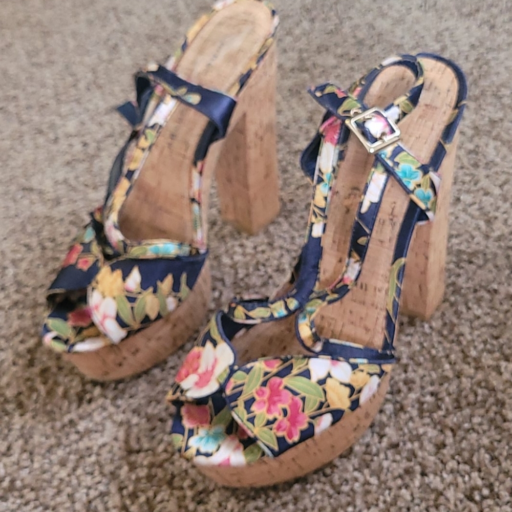 High platform heels